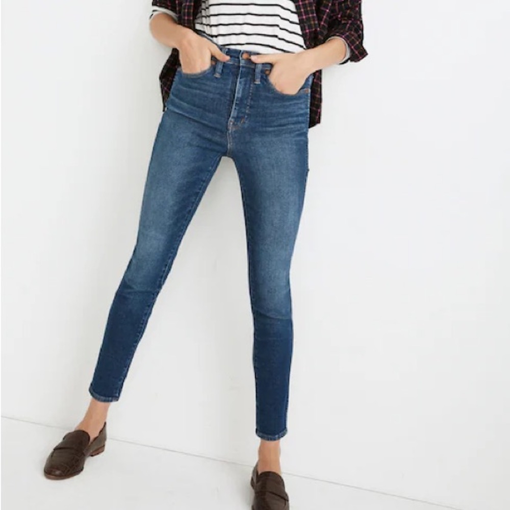 Madewell High-Rise Skinny Jeans in Winston Wash - Size 29